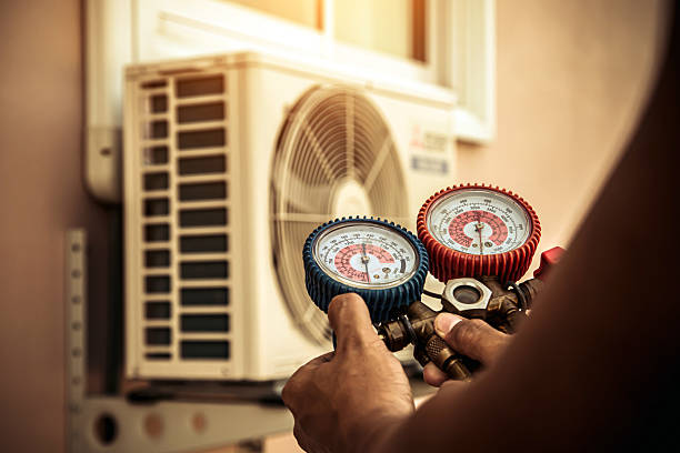 Professional Hvac Maintenance technician working in Oceanport, NJ